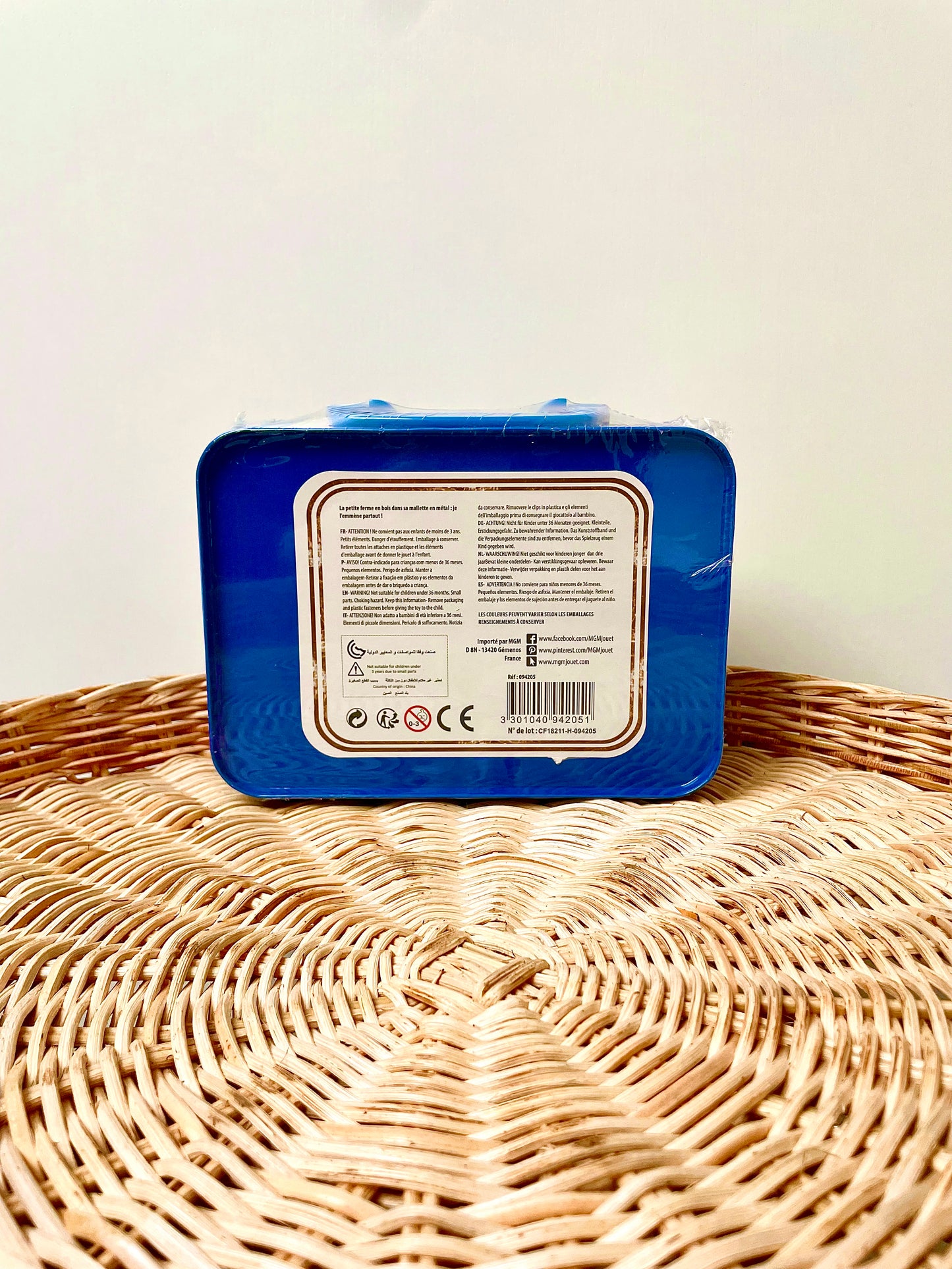 Valisette Ferme – 20 Pièces en Bois