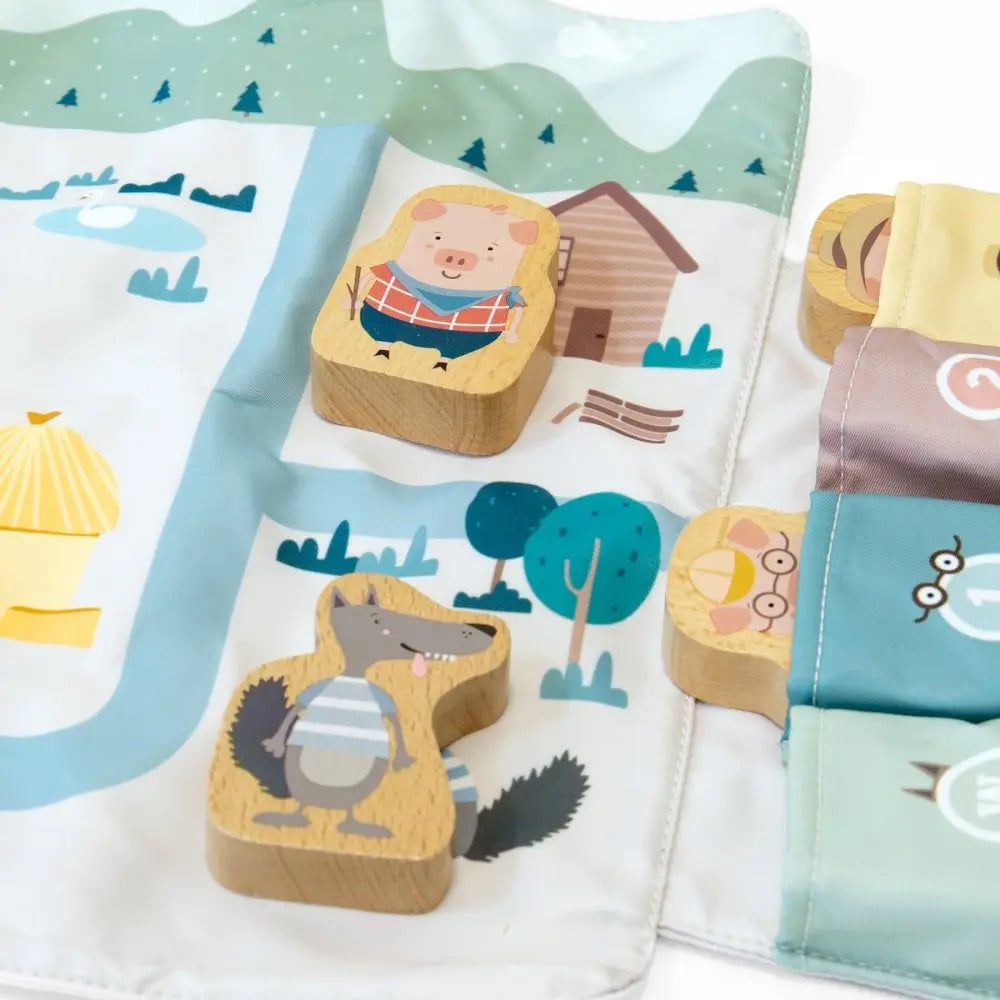 Tapis Éducative Les 3 Petits Cochons