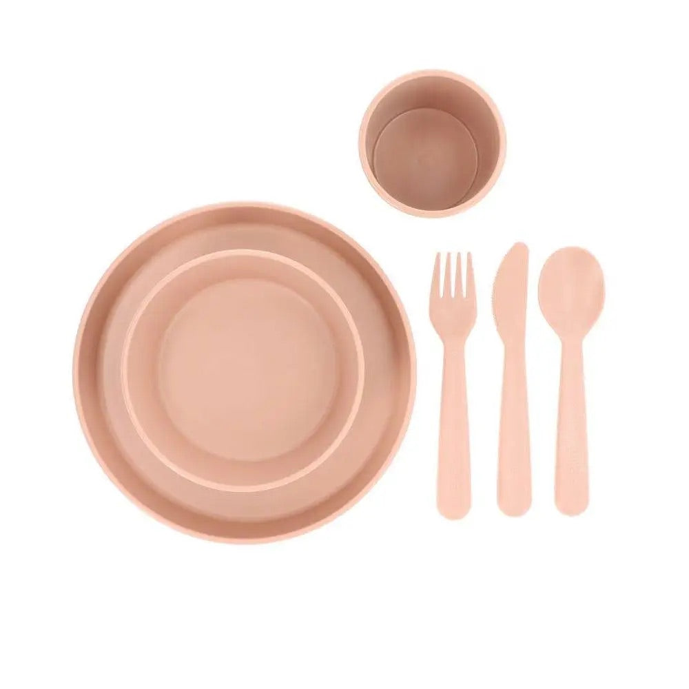 Vaisselle Enfant Rose Clair