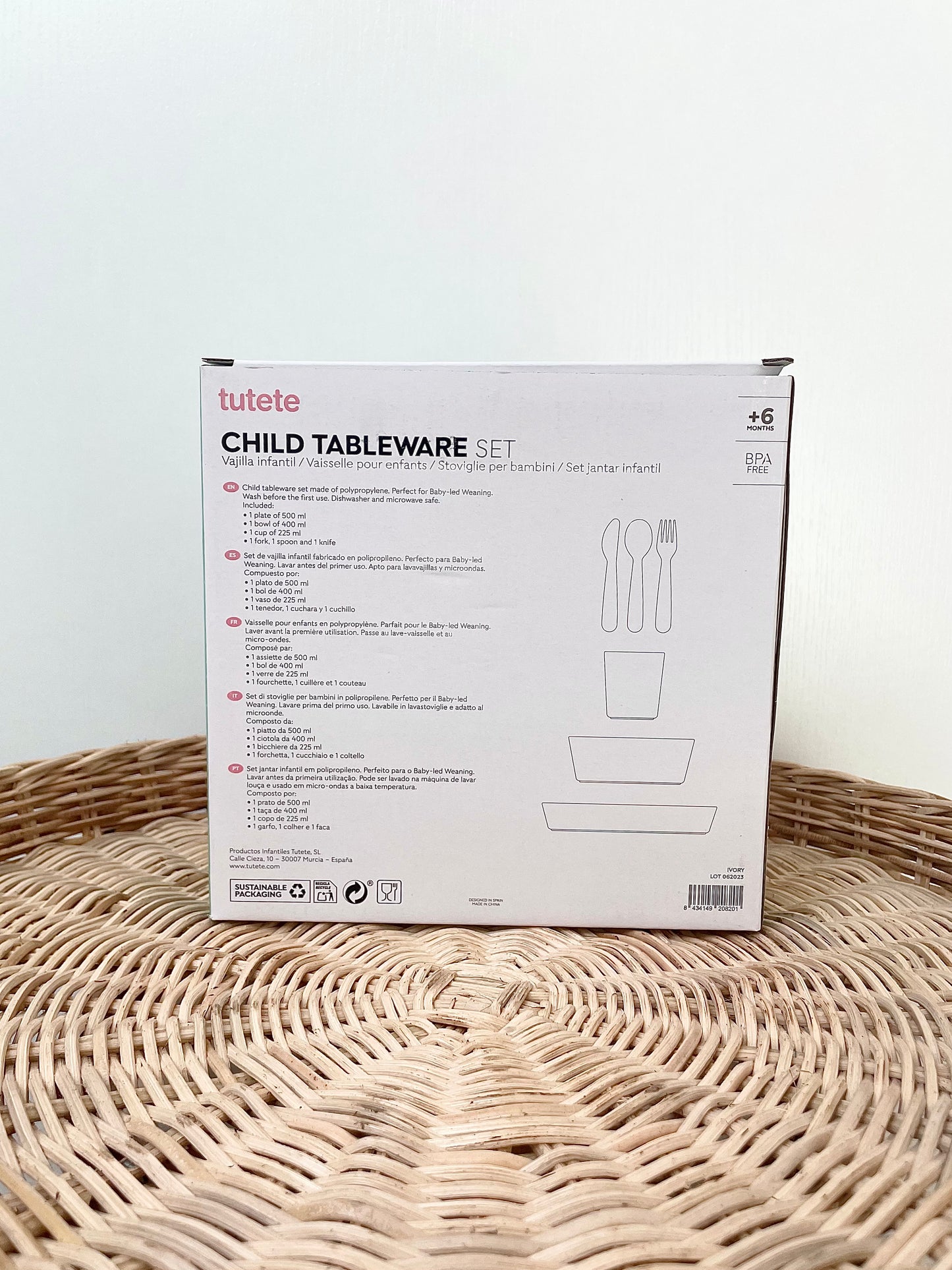 Vaisselle Enfant Ivoire