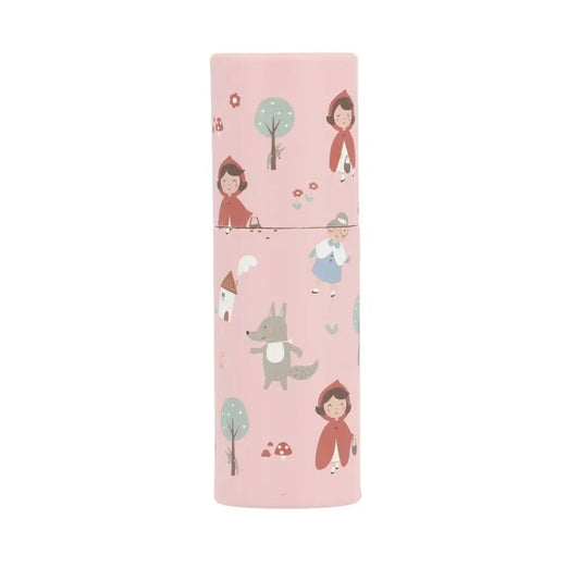 Tube de 12 crayons Petit chaperon rouge